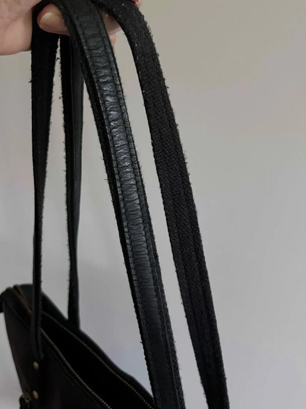 S-Zone Leather Laptop Tote - GUC